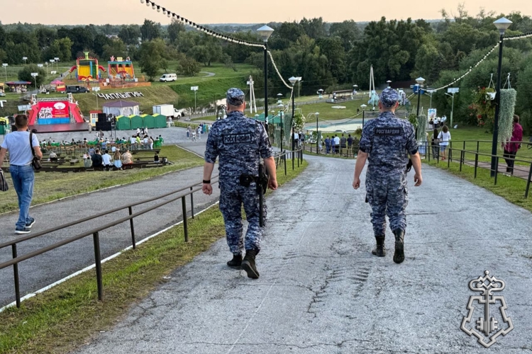 В Чаплыгине Росгвардия обеспечила безопасность при проведении «Раненбурского застолья»