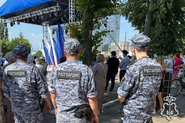 В Чаплыгине Росгвардия обеспечила безопасность при проведении «Раненбурского застолья»