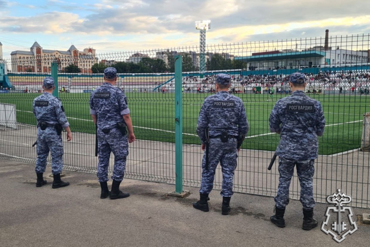 Росгвардия обеспечила безопасность в период проведения спортивных мероприятий