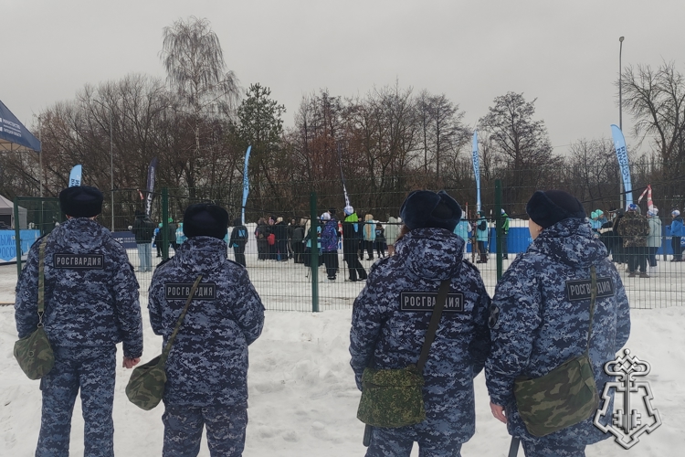 В Липецке Росгвардейцы приняли участие и обеспечили безопасность во время проведения гонки «Лыжня России - 2026»