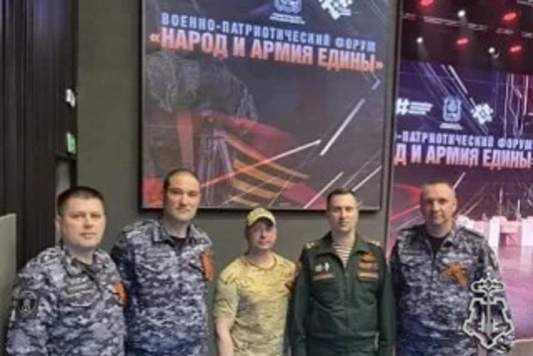 В Липецке росгвардейцы стали участниками военно-патриотического форума «Народ и армия едины»