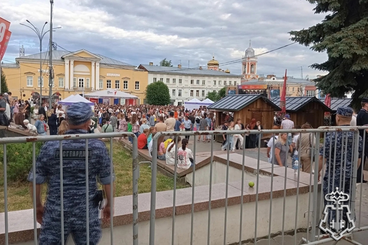 Росгвардейцы обеспечили правопорядок на масштабном фестивале «День молодежи — 2026» в Ельце