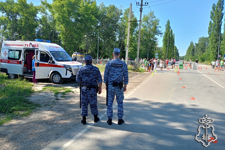 Росгвардия обеспечила охрану порядка во время проведения фестивалей в Липецке